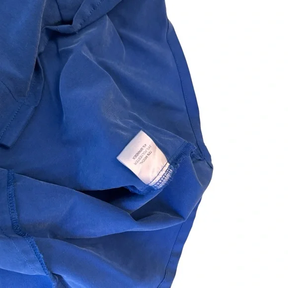 TravelSmith Royal Blue Button Up Shirt Mens Large Wrinkle Resistant Travelwear - Picture 8 of 11